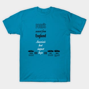 FORD CAPRI - CORTINA - ANGLIA - advert T-Shirt